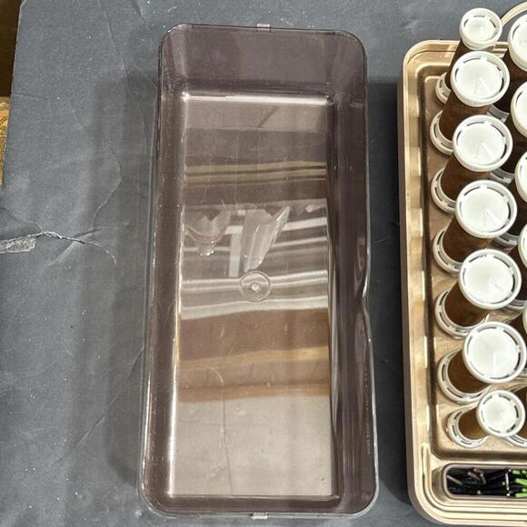 VTG Clairol Custom CareSetter Flocked Velvet Hot Rollers Curlers Pageant Hair - Picture 8 of 10